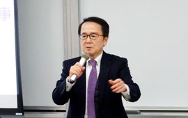 池田豊人香川県知事のゲスト講義「モノ・人・経済」が実施されました
