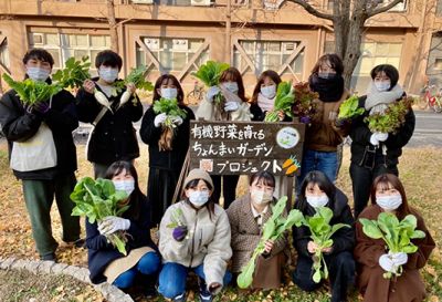 有機野菜を育てるちょんまいガーデンプロジェクト ～幸町キャンパスにつながりの場をつくる～