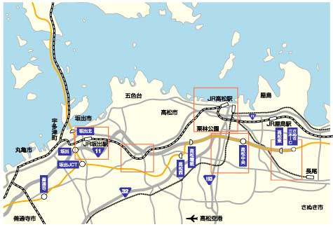 香川県マップ