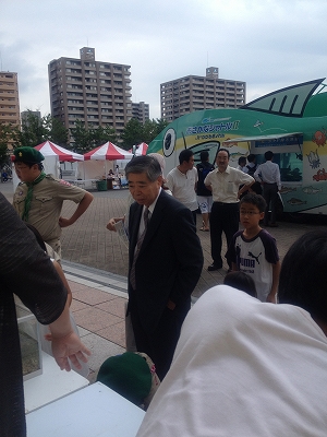 学長にもお越しいただきました！