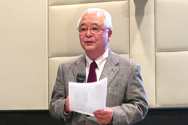 一井眞比古氏（社会福祉法人恩賜財団済生会　香川県済生会支部長）