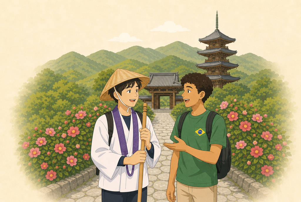 お遍路について語ろう ~香川大学生・ブラジルの学生との交流会を実施~