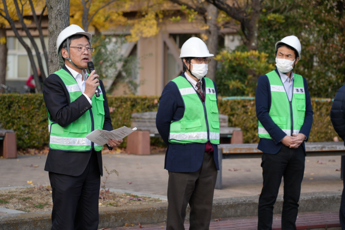 香川大学幸町キャンパス令和7年度総合防災訓練を実施しました