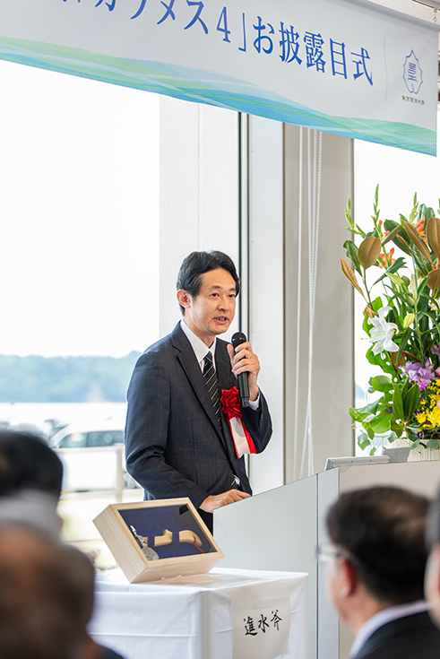 5_来賓挨拶(独立行政法人日本学術振興会多田基盤支援部長)