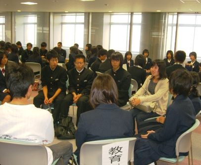 学生との懇談会（幸町キャンパス）