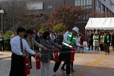 指揮命令系統の確認訓練 