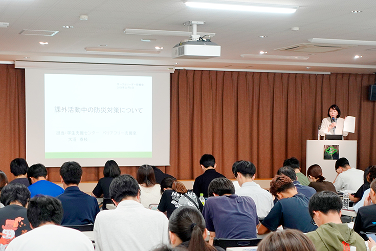 バリアフリー支援室大沼先生による講話