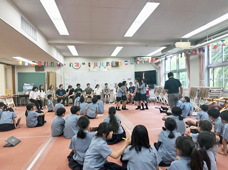 附属高松小学校での交流活動