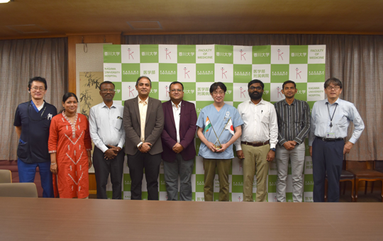 医学部で「さくらサイエンスプログラム～インドにおける臨床工学技士育成と持続可能な医療体制推進に向けた連携強化プログラム～」を実施しました
