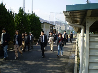 法・経済学部等の訓練の様子