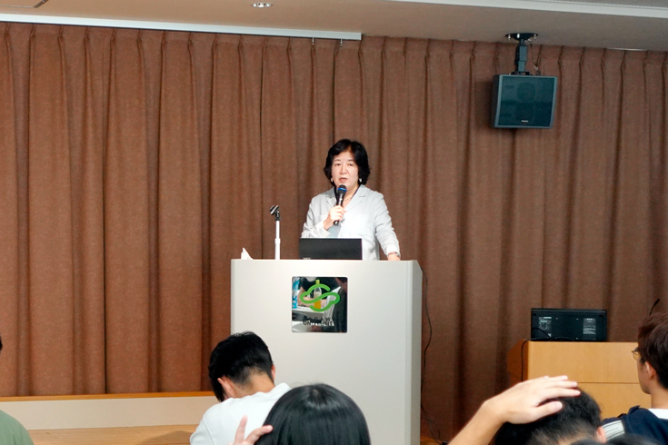 平野学生支援センター長による講演