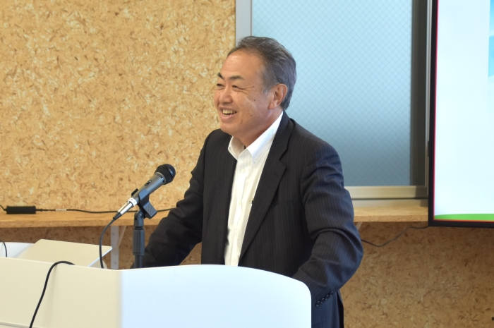 筧学長による挨拶で閉会