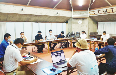 三木町商工会青年部の方とイベントの打ち合わせ