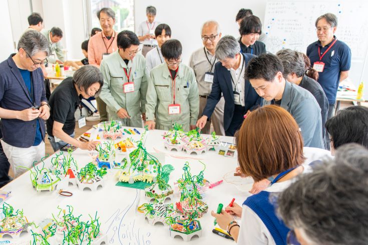 海の中のまちの制作