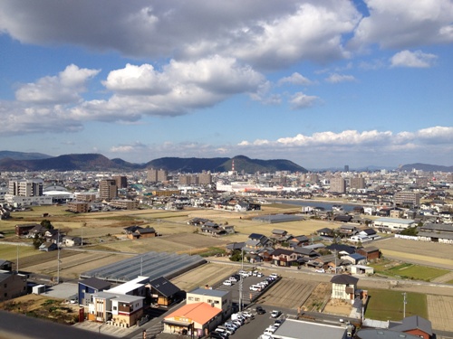 Beautiful sky scenery from 11th floor of 1st Building