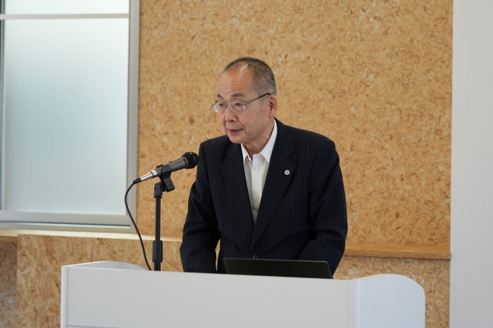 佐古・鳴門教育大学長による開会挨拶