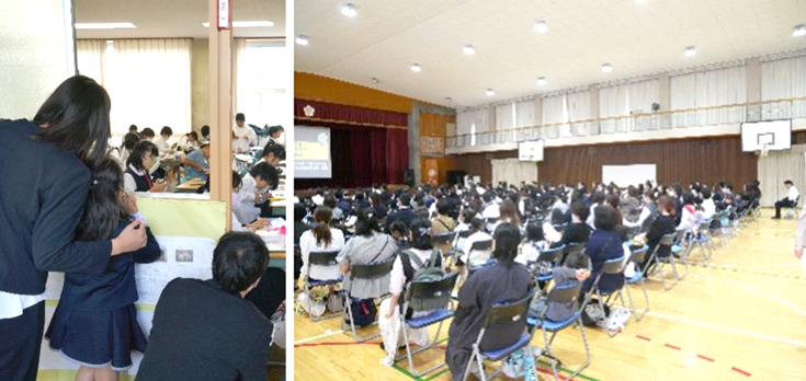副校長が本校の魅力的なカリキュラムを紹介