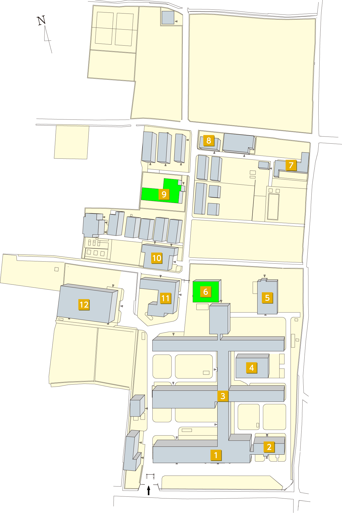 三木町農学部キャンパス地図